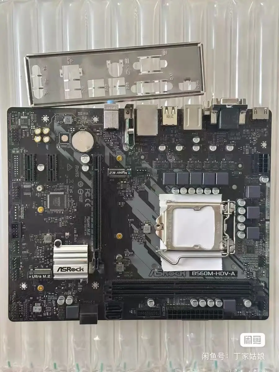 ASROCK B560M-HDV-A Motherboard LGA1200 M.2 Intel B560 2x DR4 64GB support i5-11400F i9-10900 i5-10500 i9-10900 cpu test