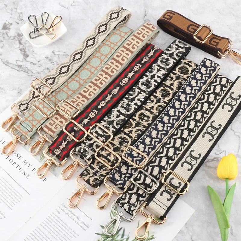 Women Handbag Straps for Crossbody Adjustable Bag Accessories Belt For Bag Accessories  Belt Wide Nylon Shoulder Bag Straps