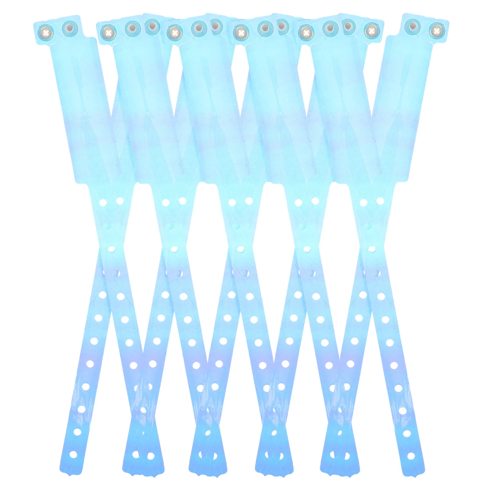 

30Pcs Holographic Reflective Wristbands Plastic Party Bands for Events Concert Club Festival Bar Birthday Favors