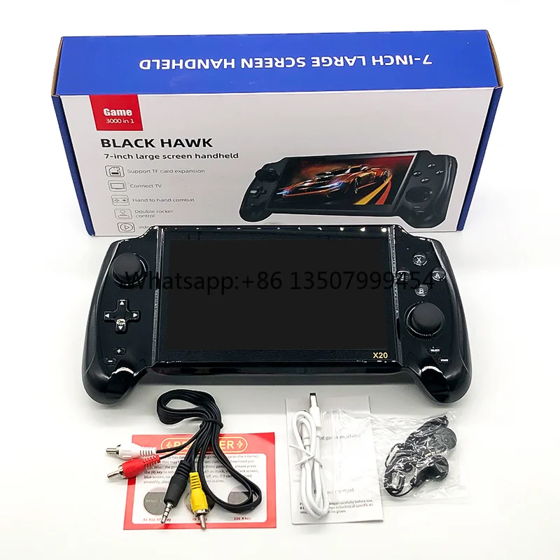 X20 7.0 Inch 4500mah Battery 10000 Games HD Simulator Handheld Video Retro Double Game Console