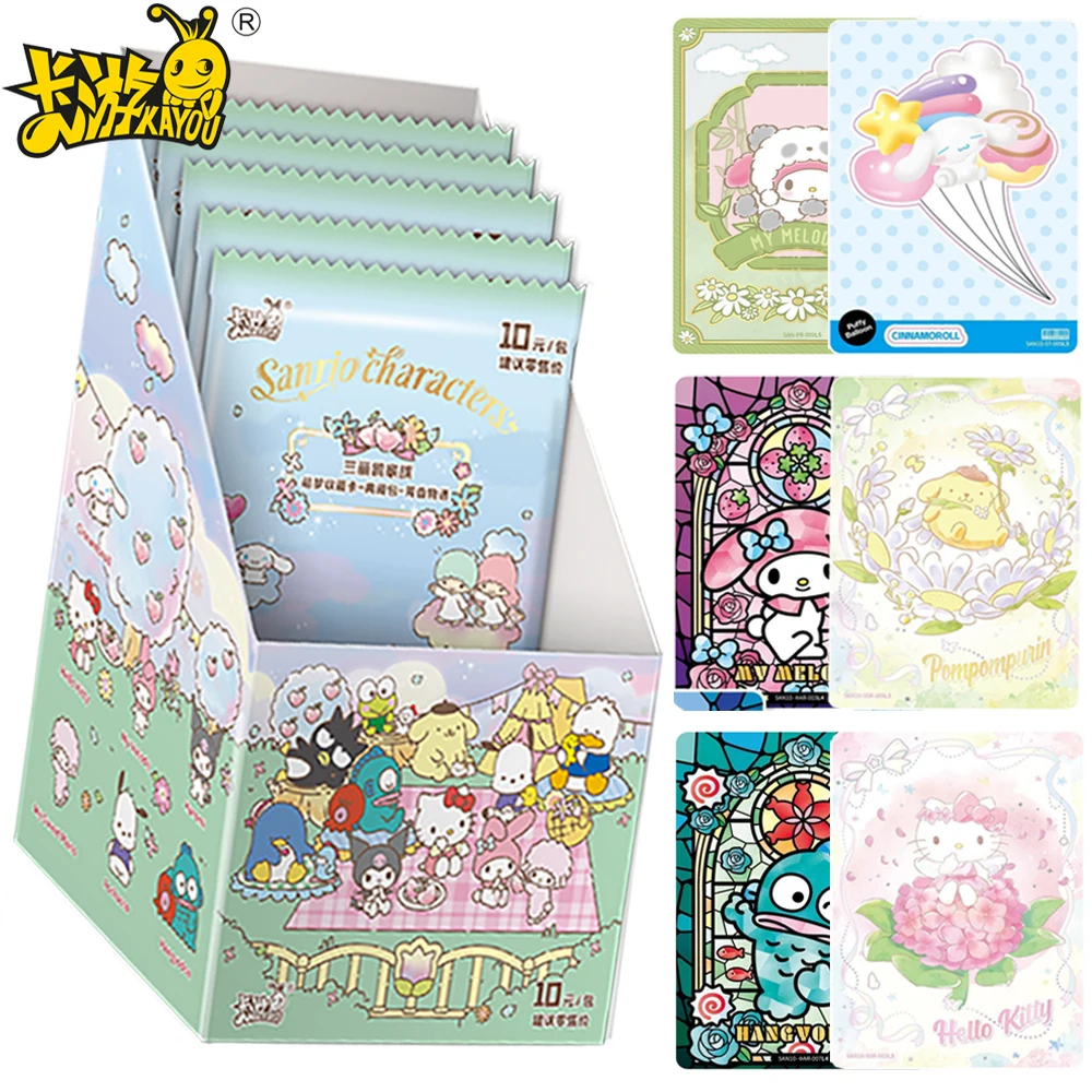 

Подлинная коллекционная карта KAYOU Sanrio, милый теплый персонаж мультфильма, горизонтальная доска, редкая карта для мальчиков и девочек, хобби, драгоценные подарки