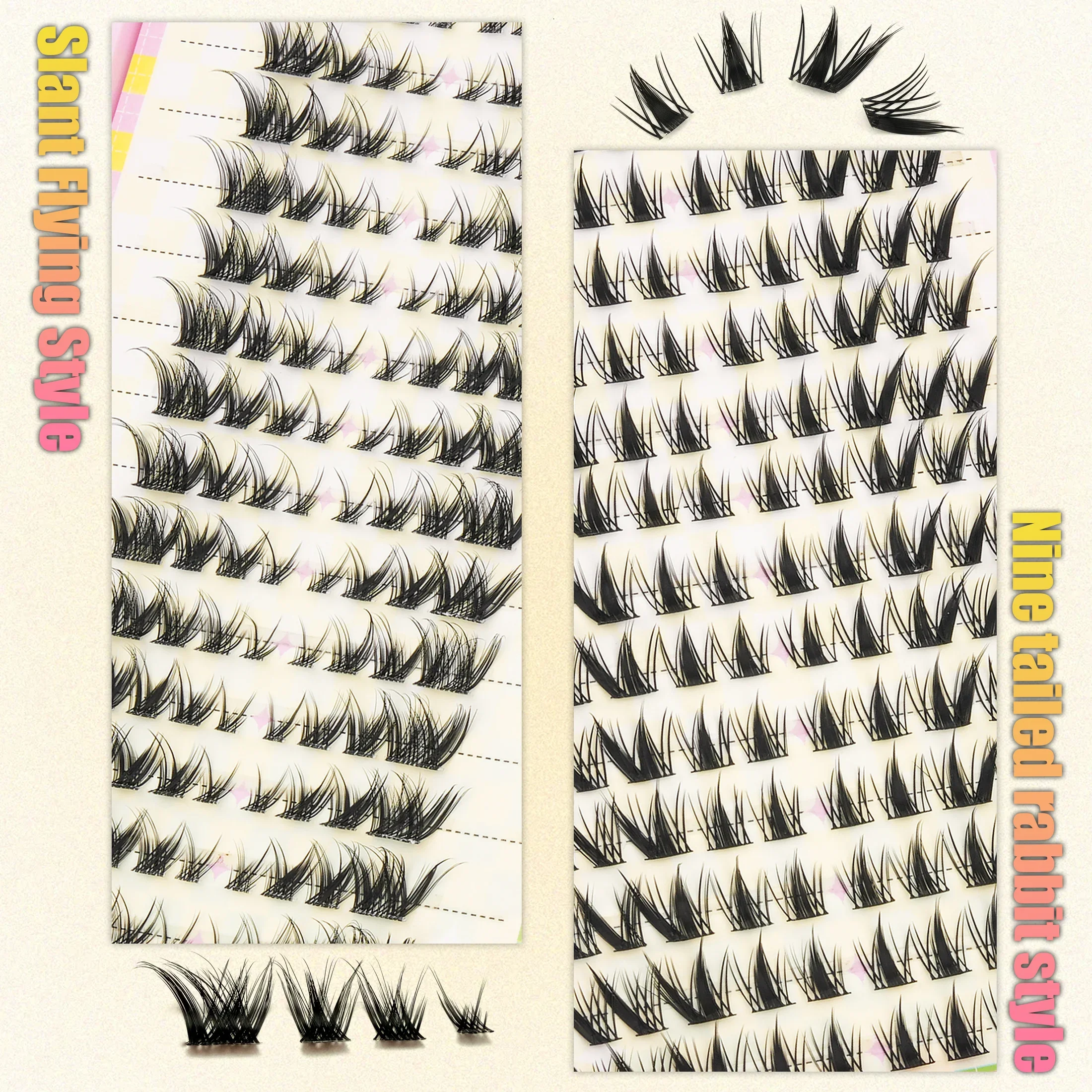 252 faux cils individuels de s - Eyelash Extension Anime Style avis et prix