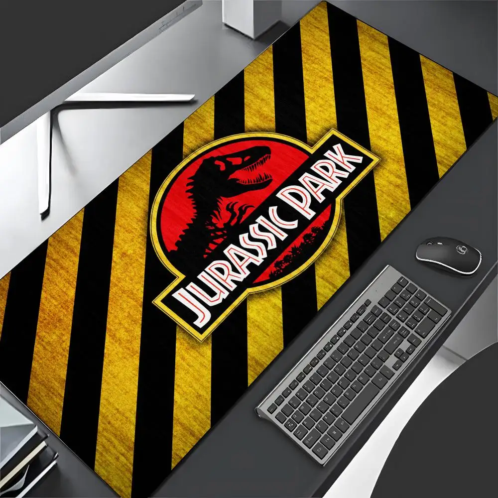 Jurassic Park Mouse Pad Cartoon Lockedge Large Gaming Pad Computer Gamer Keyboard Mat Desk Mousepad PC Desk Pad