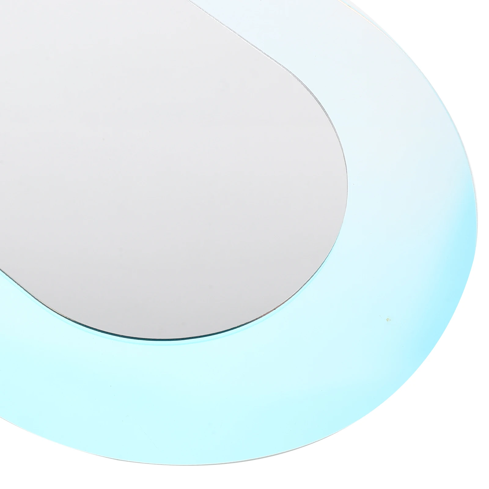 

Waterproof Decorative Mirror Acrylic Wall Bedroom Living Room Oval Multi-functional Home Decor Bright Reflection