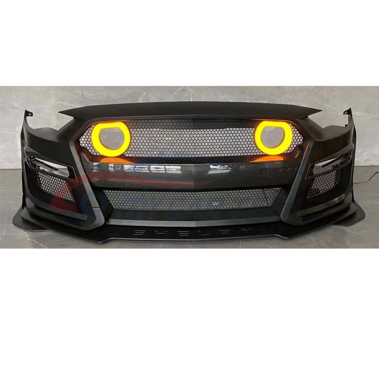 

for Ford Mustang GT500 PP Car Bumper with light grille bodykit