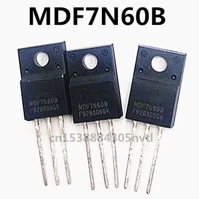 Original 4 piezas/MDF7N60B TO-220F 600V 7A