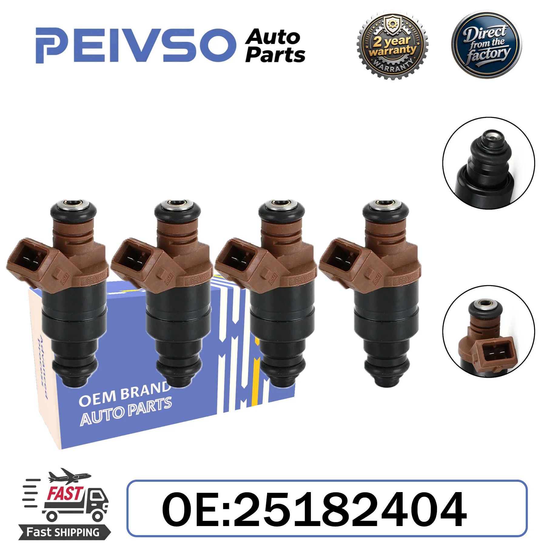 

4pcs High Quality Fuel Injector Nozzels 25182404 96332261 For Chevrolet Optra Daewoo Lacetti MK1 1.6L 16V G-M 1.4L 1.6L