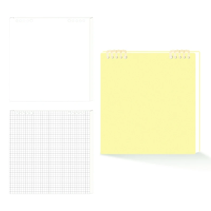 Binder Notebook Tạp Chí Bìa Mềm Chống Nước 120 Trang Có Lưới Dành Cho Học Sinh