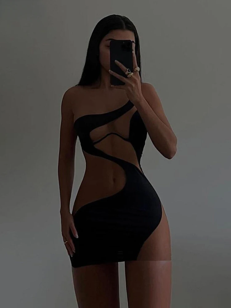 Mulheres ver através de malha patchwork halter mini bodycon vestidos, sexy streetwear, y2k Activewear, verão, novo, 2023