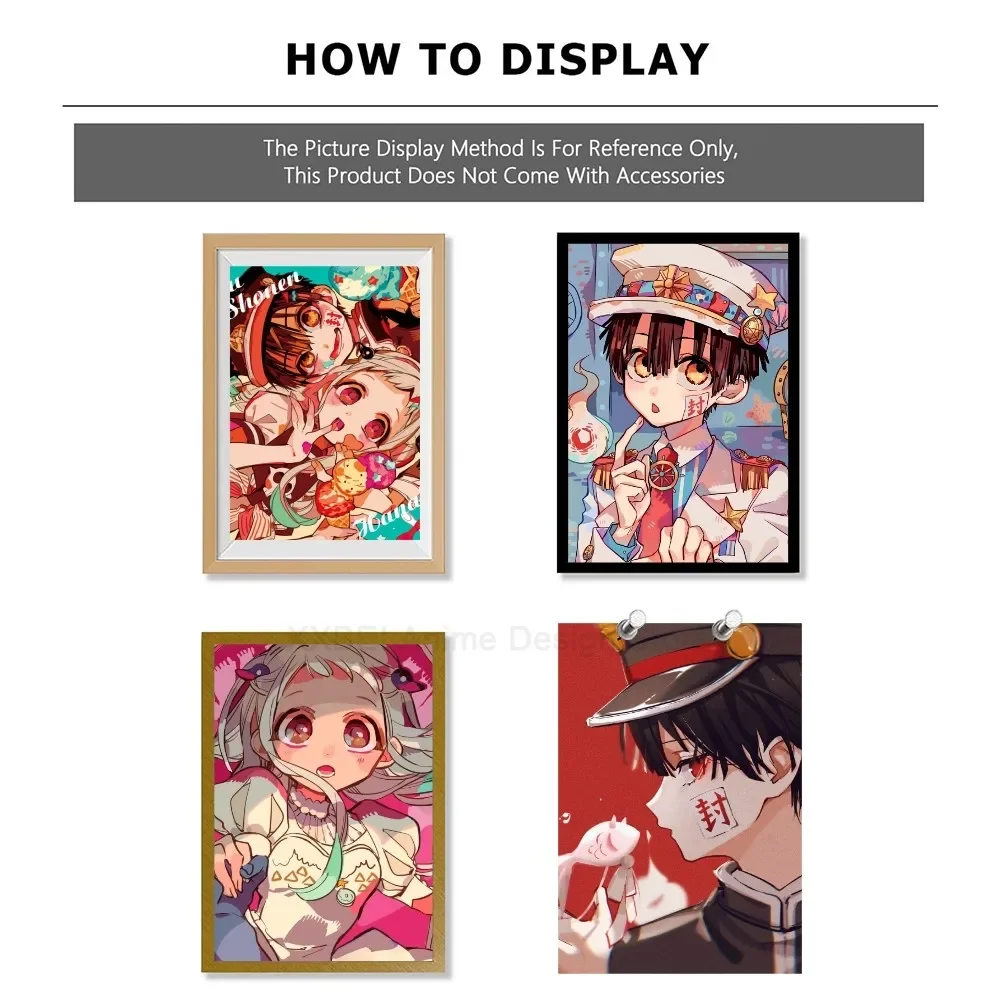 1pc Toilet-bound Hanako-kun Anime Poster Decorative Painting Bedroom Bedside Wall Sticker Living Room Cafe Modern Interior Mural