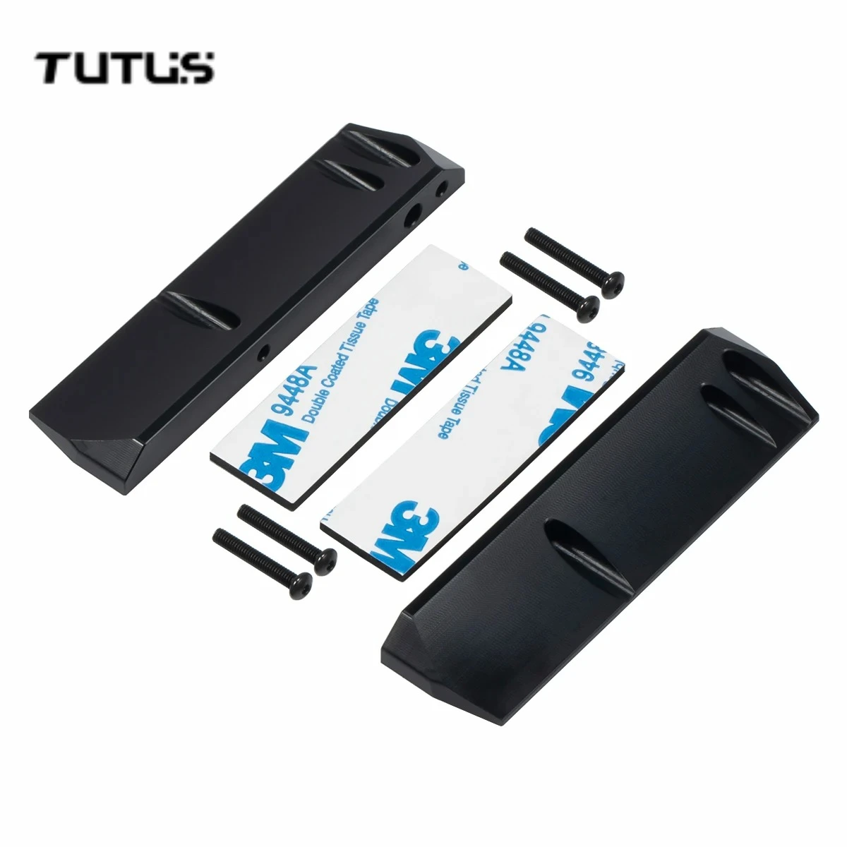 Delrin Rock Sliders ESC Batterie-Elektronikablage für 1/18 RC Crawler TRX4M Chassis Defender Bronco Upgrade-Teile