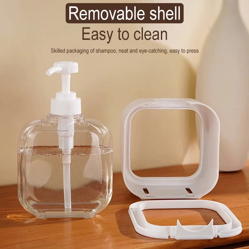 300/500ML Soap Dispenser White Liquid Lotion Hand Pump Soap Dispenser Refillable Shampoo Bottle Plastic Hand Soap Dispenser