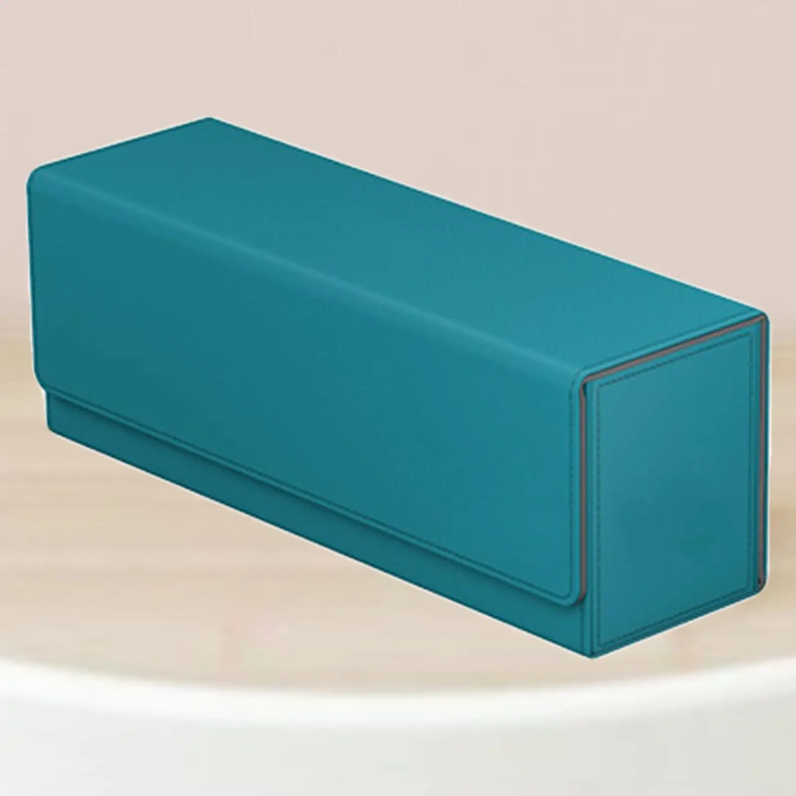 

2 Deck Box - Large Size for 400+ Sleeved Cards -PU Leather Card Holder for TCG