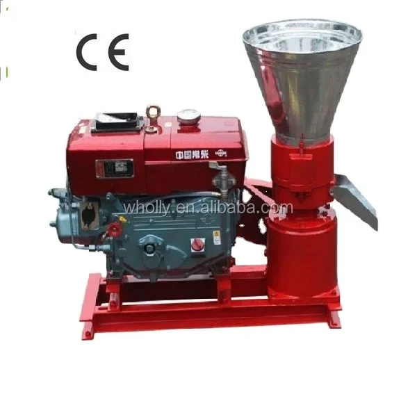 Wood and Animal Feed Pellet Mill Machine with Diesel Engine