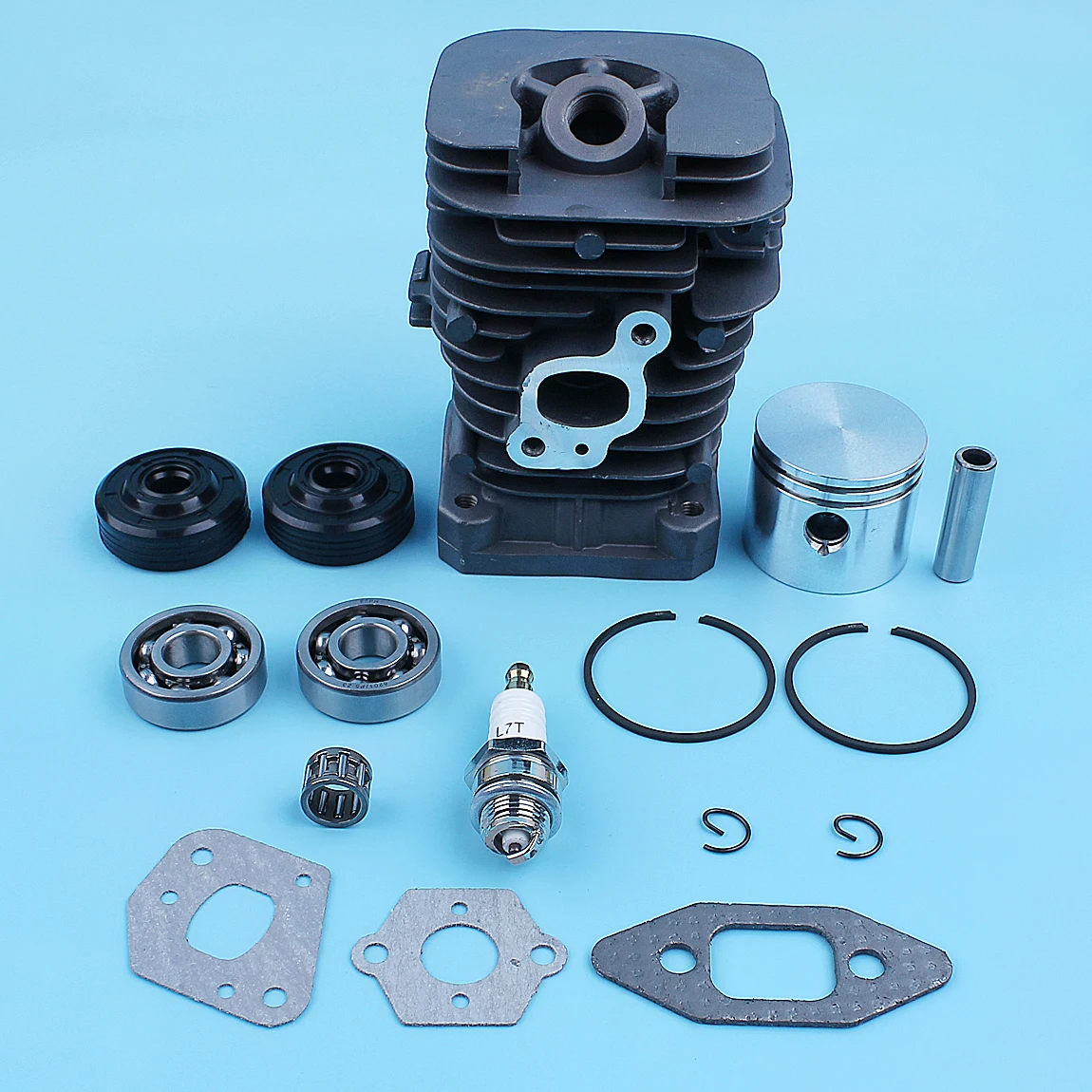 41.1mm Cylinder Piston Crankshaft Bearing Oil Seal Kit For Partner Formula 400 / 5000 350 351 352 370 371 390 401 420 Chainsaw