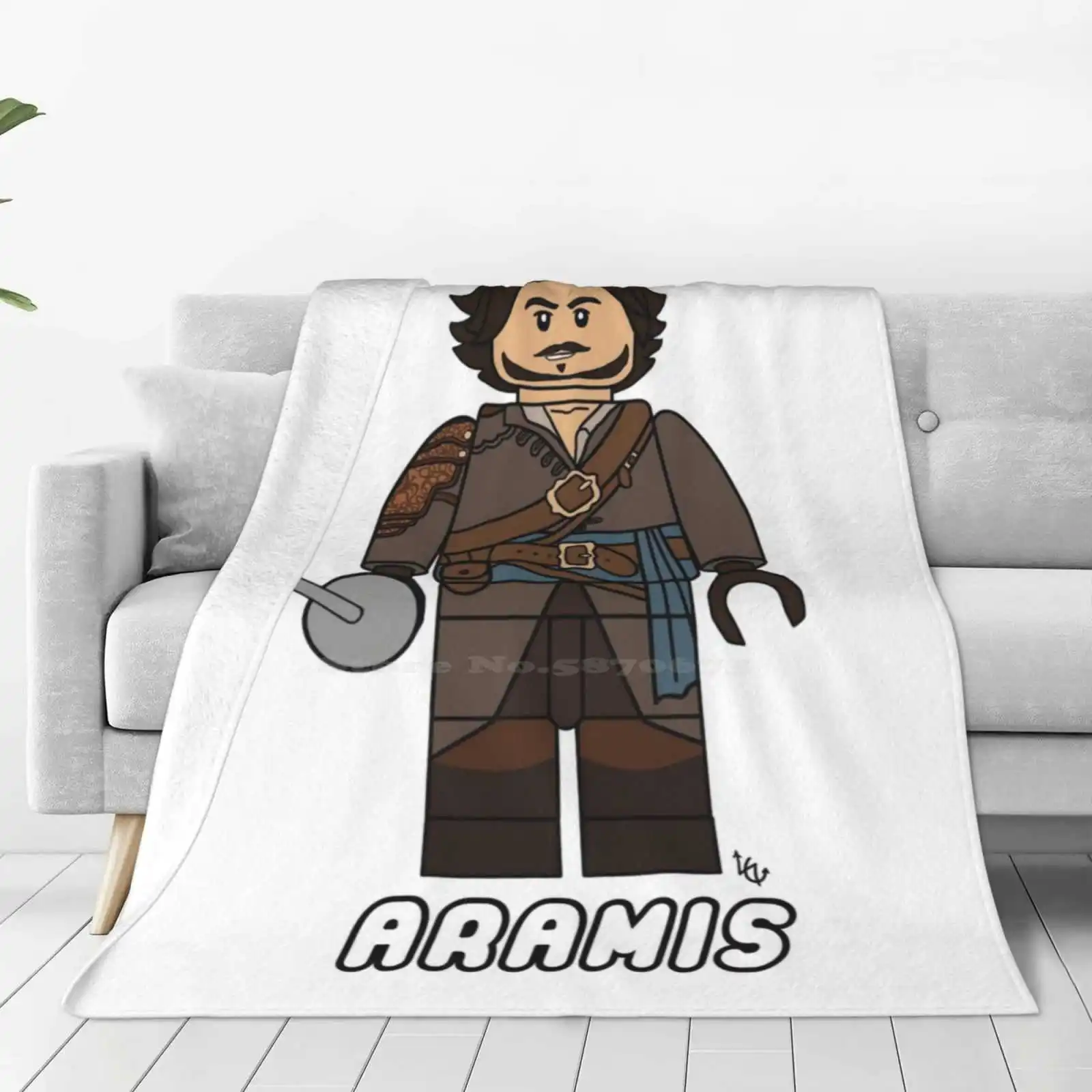 Aramis Four Seasons Comfortable Warm Soft Throw Blanket Aramis Athos The Musketeers Porthos Dartagnan The Three Musketeers