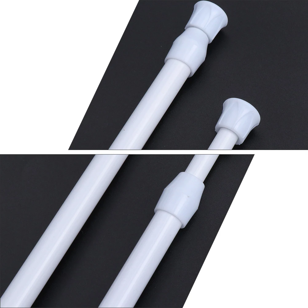

3pcs High Carbon Steel Telescopic Adjustable No Drill Tension Pole Multi Purpose Closet Hanger Rail Retractable Clothes Drying