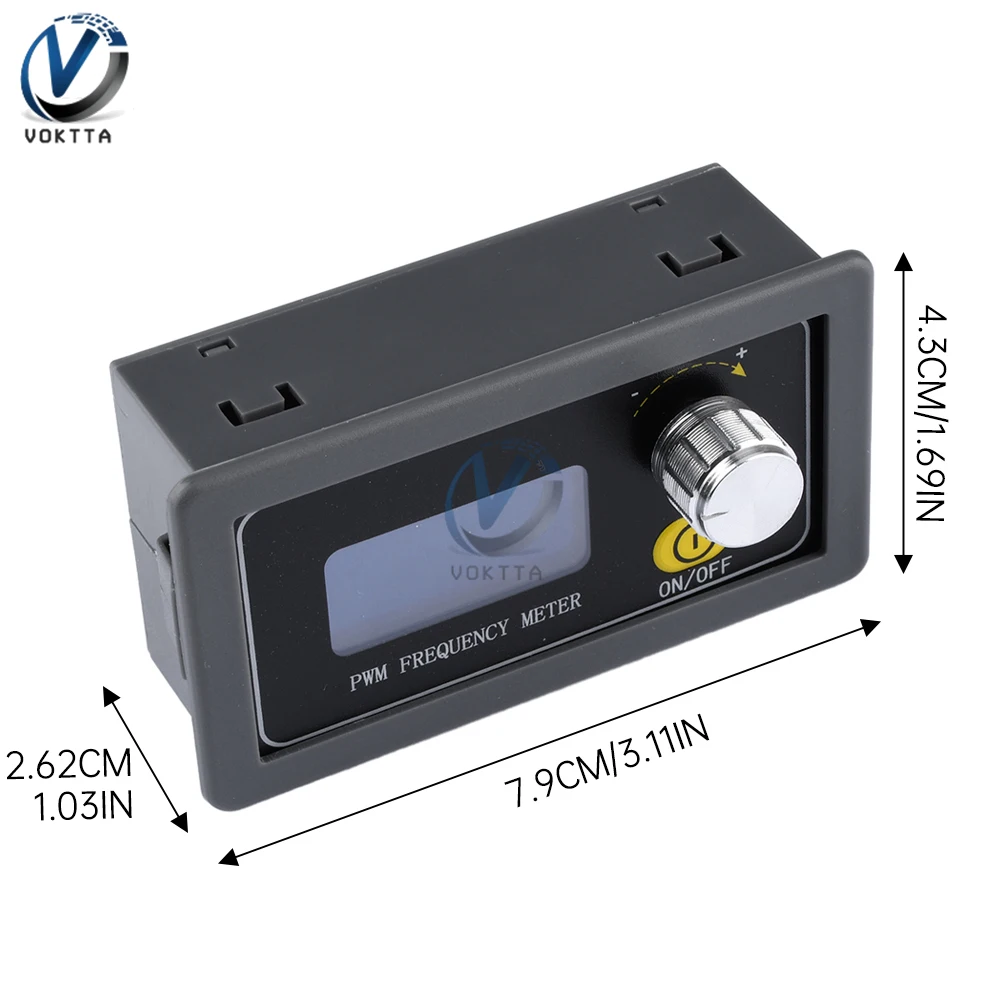 Imagem -06 - Pwm Pulso Frequency Signal Generator Módulo Ajustável Onda Quadrada Retangular Display Led Duty Cycle