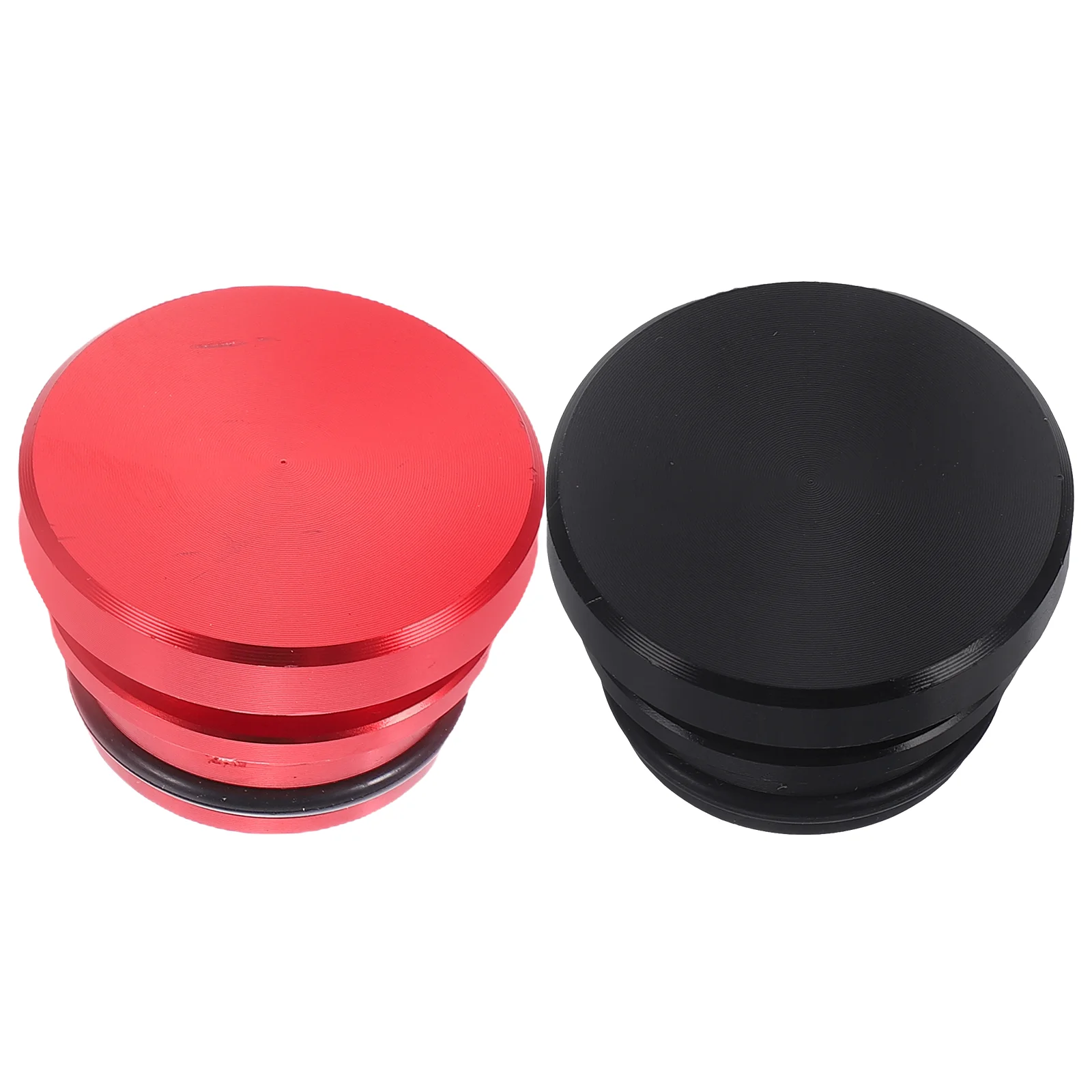 2 Pcs Car Cigarette Lighter Dust Plug Cap Cover Replacement for Accessories Metal