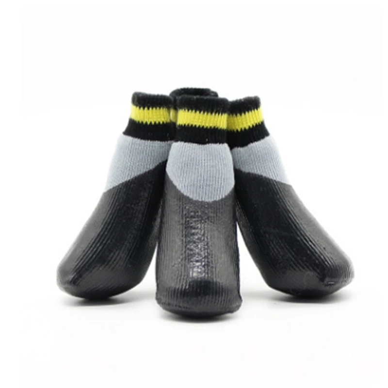 Outdoor Waterproof Nonslip Anti-stain Dog Cat Socks Booties Shoes With Rubber Sole Pet Paw Protector For Small Large Dog