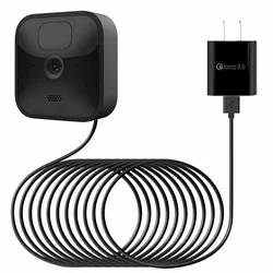 30ft/9m Wetterfeste Outdoor Lade Kabel für Neue Blink Outdoor/Blink Indoor/Blink XT/XT2 mit USB Port Schnelle Ladegerät