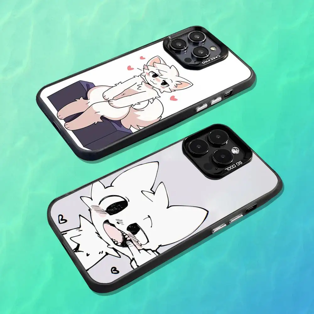 

Cute B-Boykisser-es Furry Phone Case For iPhone 16,15,14,13,12,11,Mini,Pro,MAX Black Matte Shockproof Cover