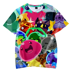 Summer Slime Rancher 3D Print T-Shirts Cartoon Anime Game Streetwear Men Women Fashion Oversized T Shirt Male Tees Tops Clothing