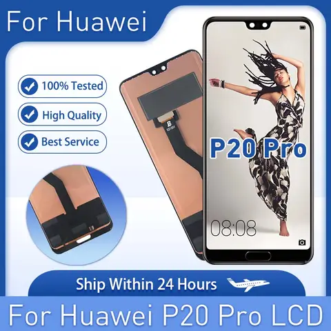 6.1' OLED TFT For Huawei P20 Pro 4G LCD Display Touch Screen Digitizer For Huawei P20Pro CLT-L29 CLT-L09 LCD Replacement Parts