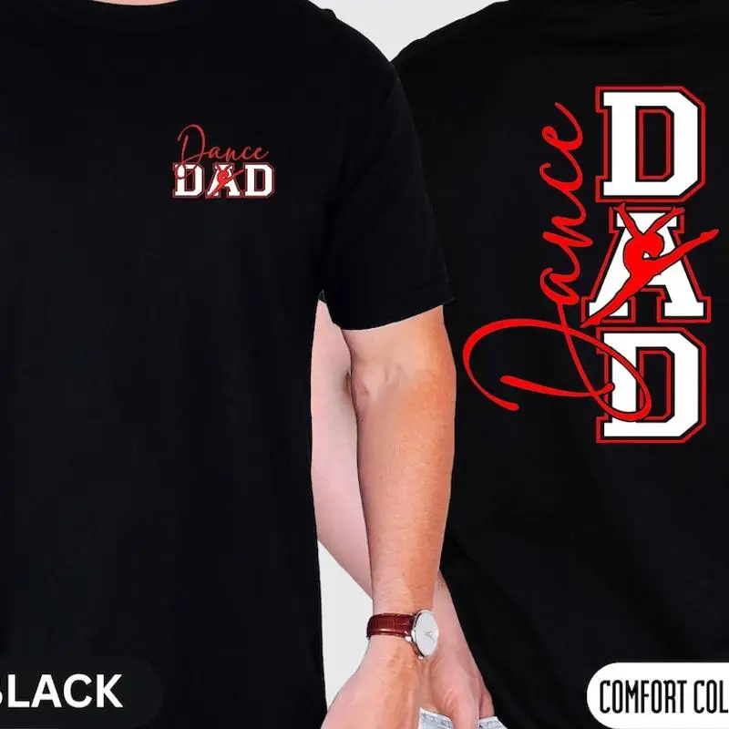 Dance Dad Custom Dance Team Dad T-Shirt