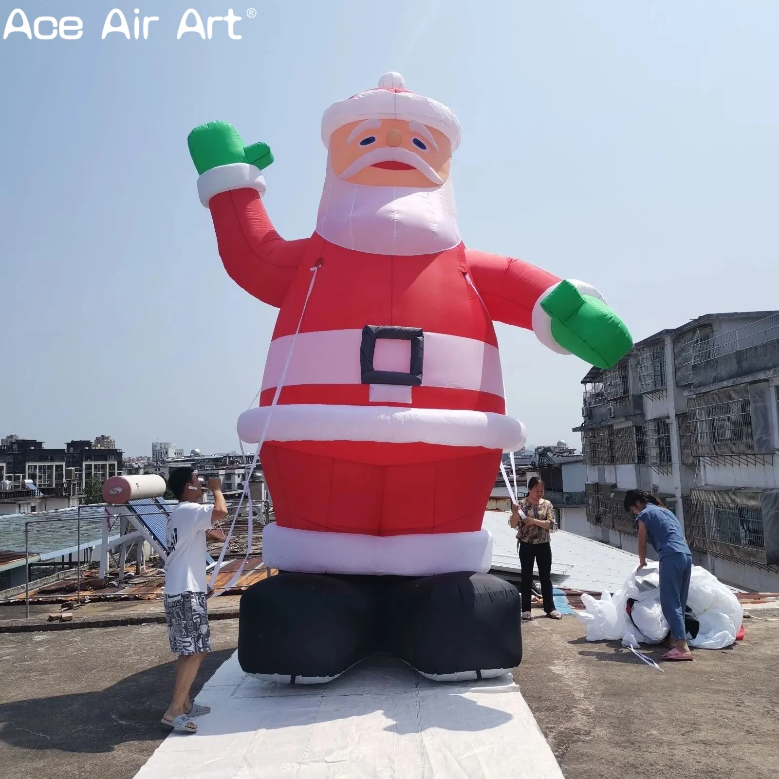 

Inflatable Cartoon Christmas Santa, Outdoor Advertising Christmas Festival Decoration, Giant Inflatable Santa Claus