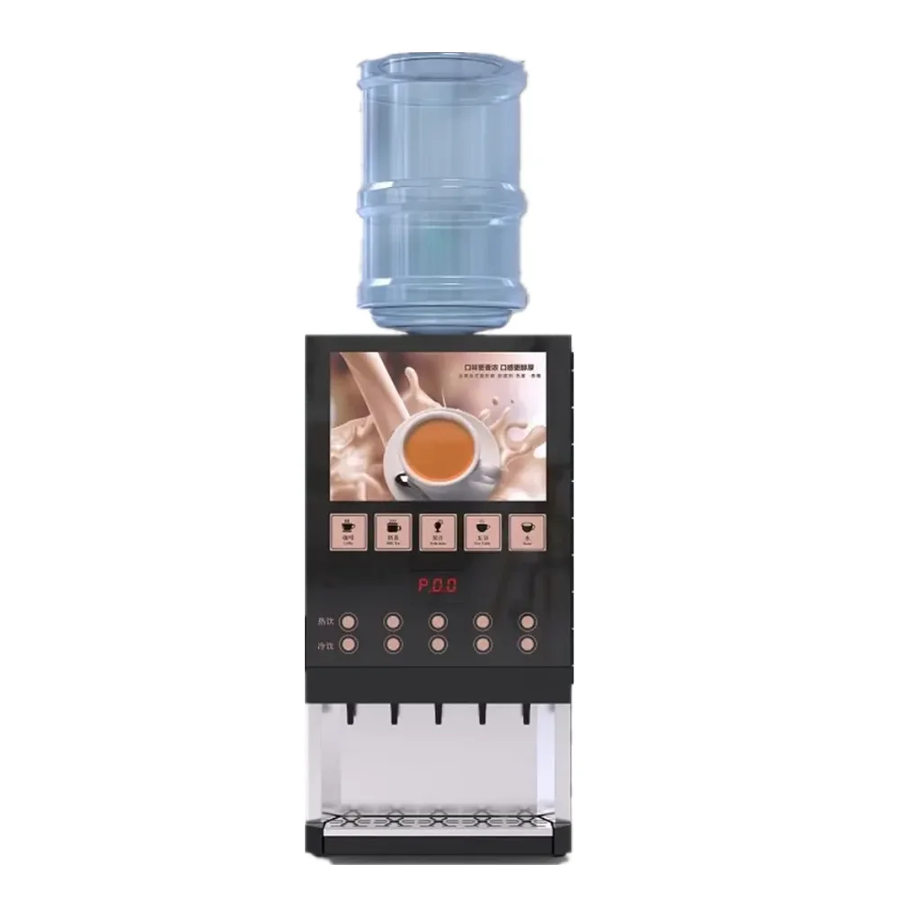 For Hot Selling Touch Buttons Cappuccino Instant Coffee Tea Vending Machine