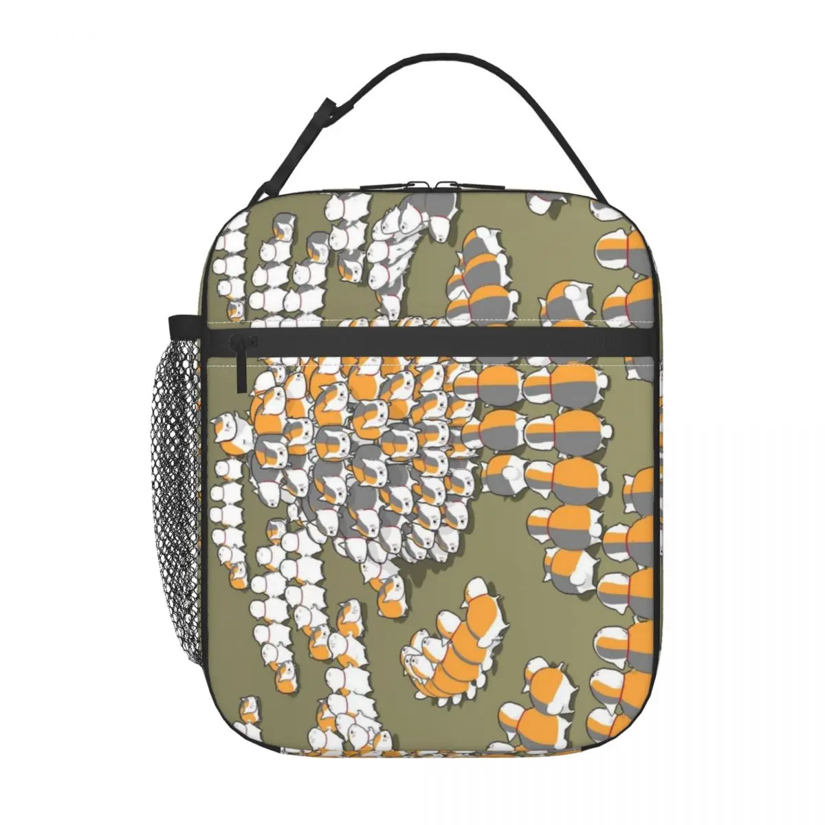 

Custom Natsumes Yuujinchou Insulated Lunch Bag for Women Thermal Cooler Food Lunch Box Work School Travel Portable Tote Bags