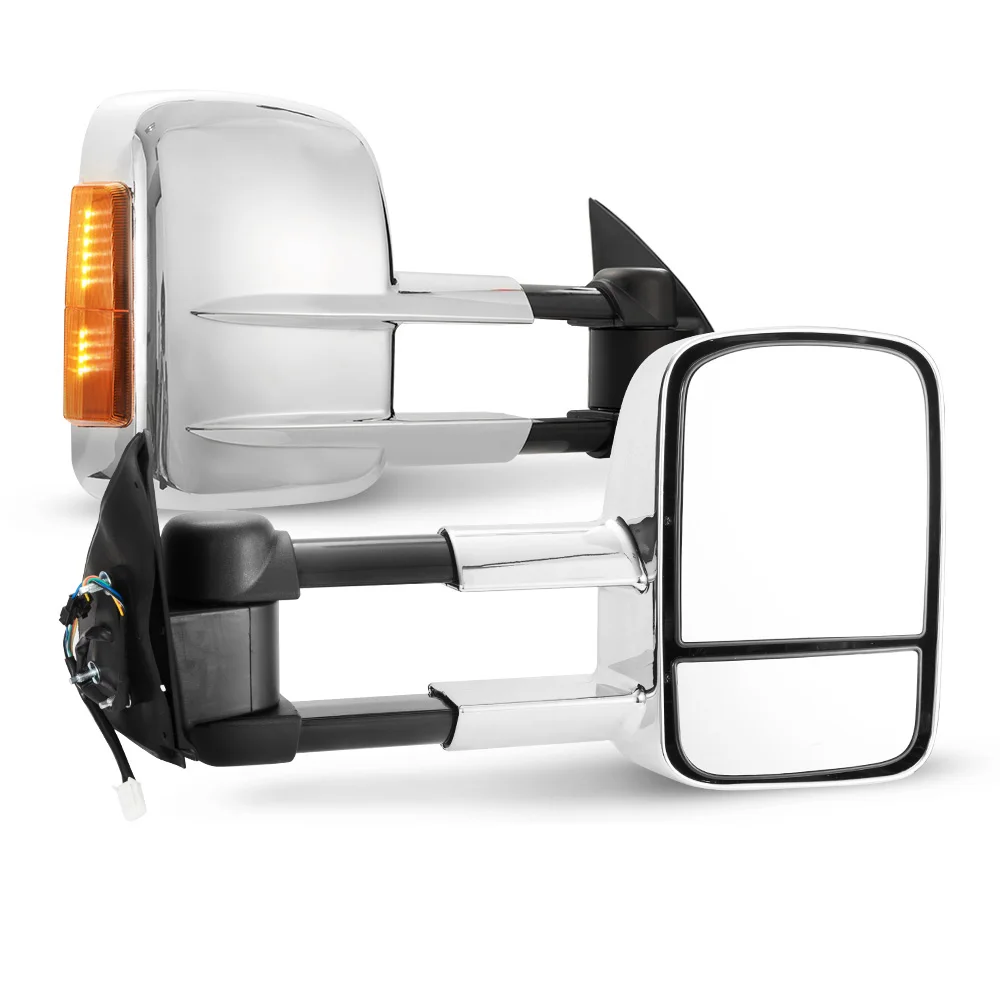 

Chrome Extendable Towing Mirrors For HILUX 2005-2015