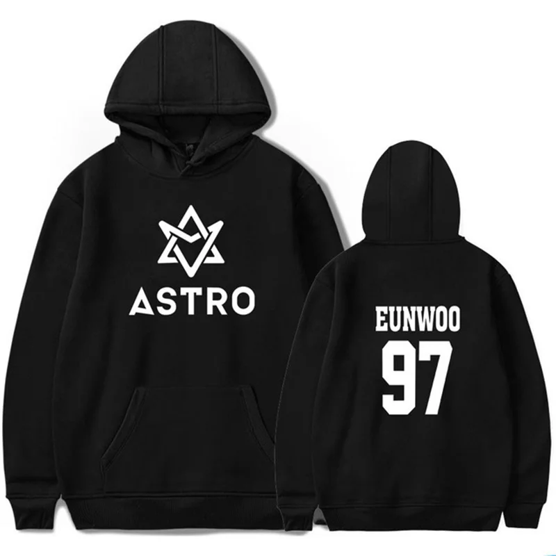 Sudadera con capucha con estampado de grupo de estrellas ASTRO para hombre y mujer, ropa de calle informal, Jersey Harajuku, Kpop, Moletom