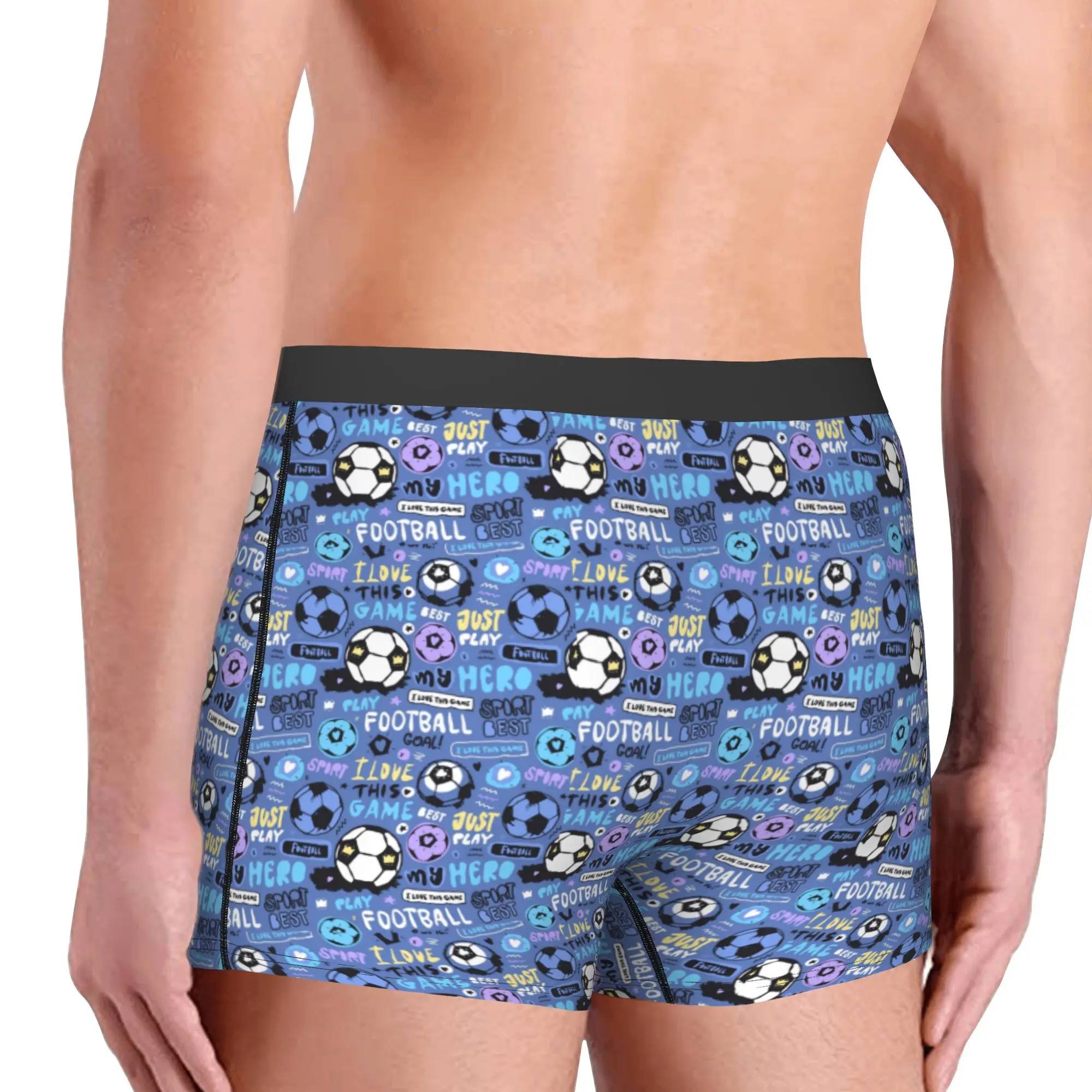 Football  Soccer  Boxers Shorts Men  Briefs Underwear Cool Underpants