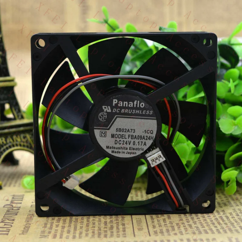 D  1PC FBA09A24H FOR Panaflo Cooling Fan 24V 0.17A 90*90*25mm 3pin New