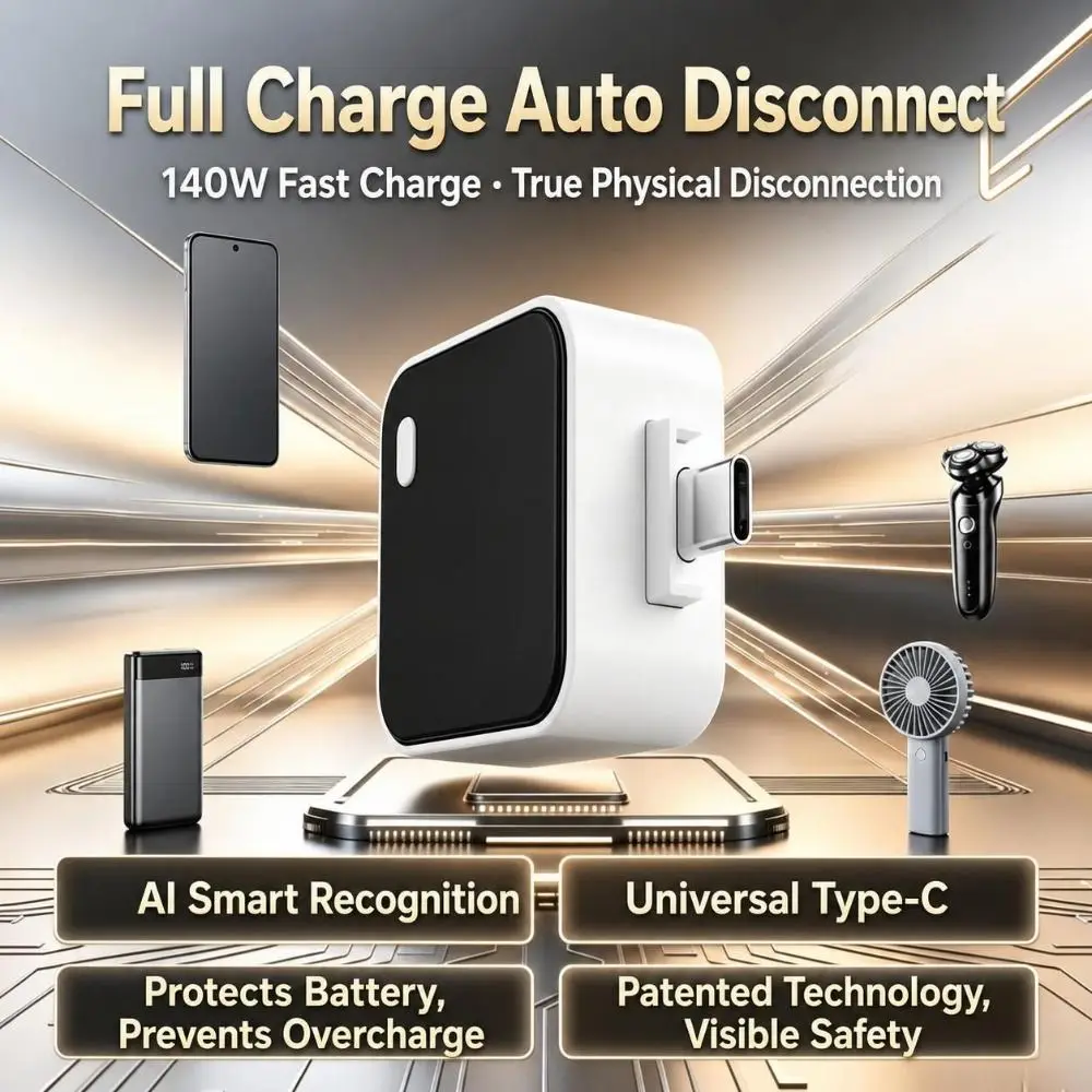 Digital Display Smart Auto Eject Charger Automatic Power Cutoff Automatic Ejection Automatic Power-off Charger Fast Charging