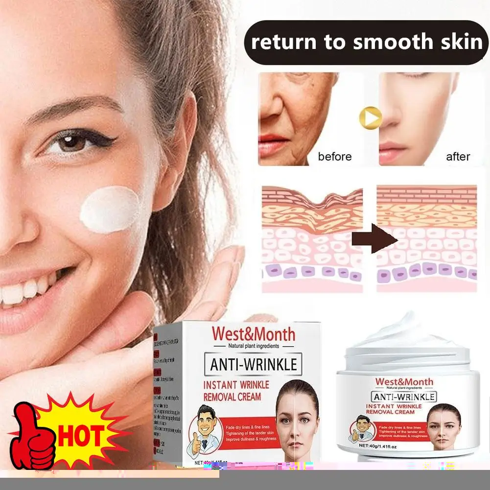 W&M Retinol Lifting Firming Cream Remove Wrinkle Anti-Aging Fade Fine Lines Face Whitening Brighten Skin Beauty Health Care