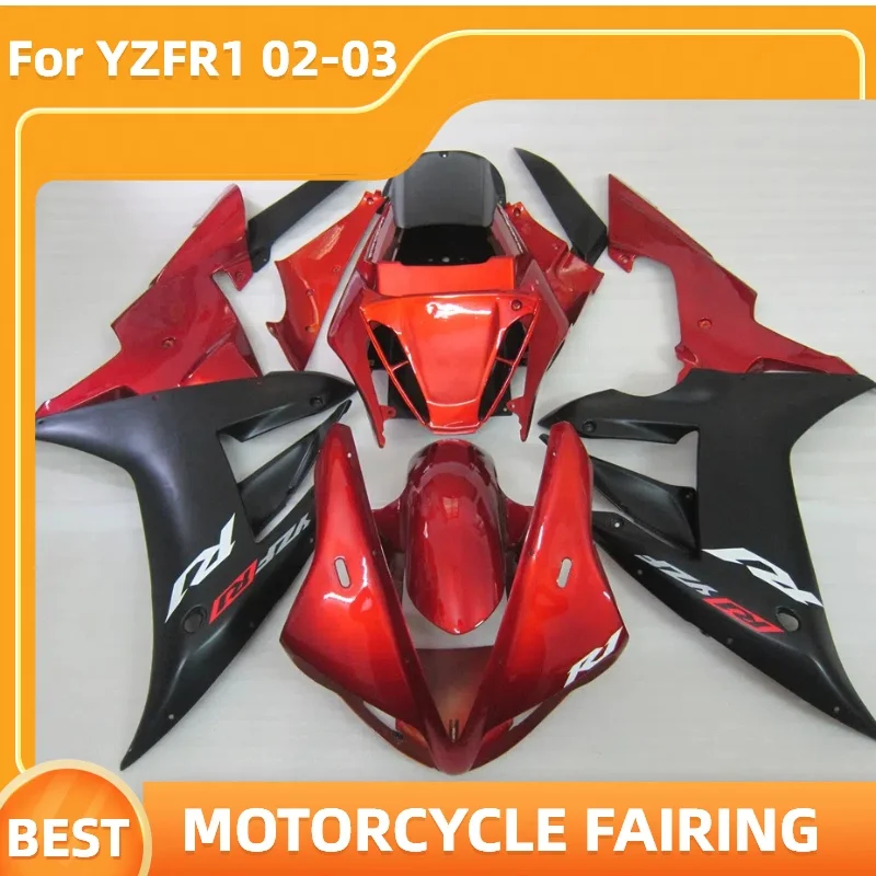 Painted ABS Plastic Bodywork 100% Fit for 2002 2003 YZFR1 YZF-R1 02 03 Motorcycle Fairing kit Body Repair Aftermarket Parts