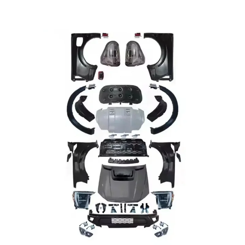 

Upgrade High Quality Plastic Body Kit 2022 Ranger T6/T7/T8and F150 Raptor B Type Front Light Trucks
