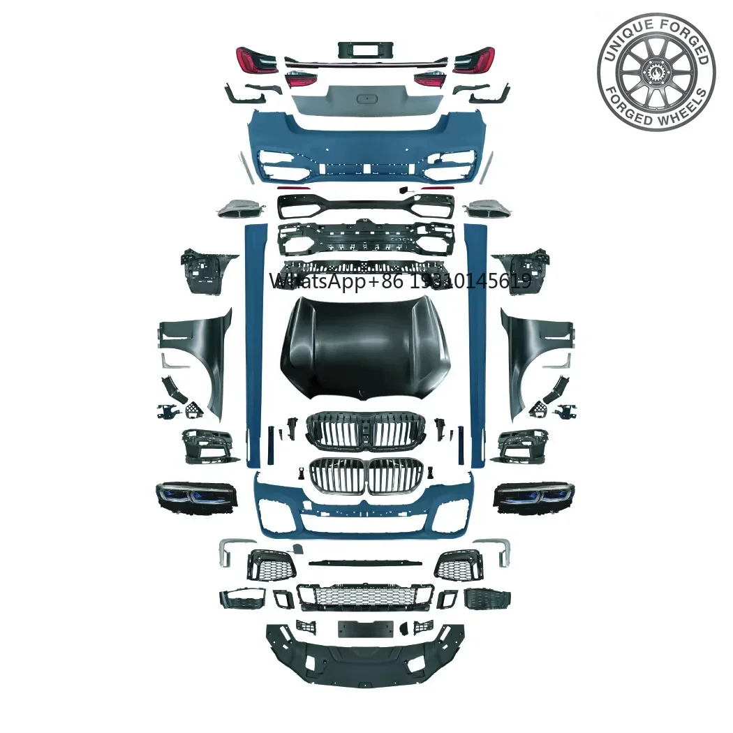 

BC NEW M Style Old To New Body Kits Bumper Hood Fender Headlight For BMW 7 Series G11 G12