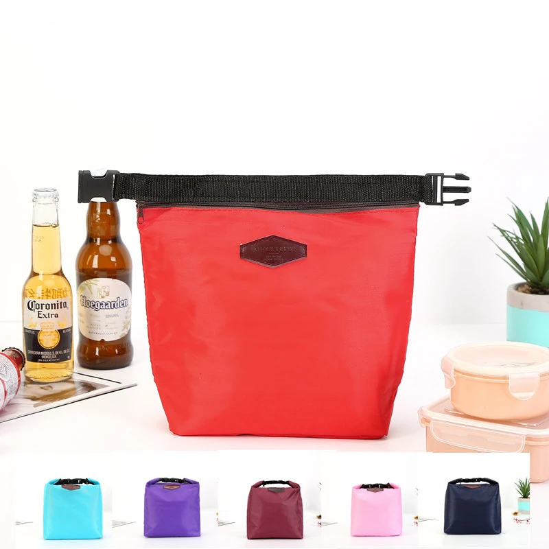 Thermal Insulated Lunch Bag Portable Oxford Cloth Cooler Lunchbox Storage Bag Carry Picinic Food Tote Insulation Package