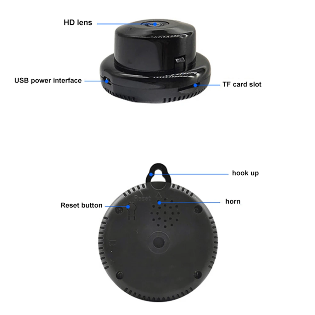 Mini câmera ip wi-fi sem fio câmera interna detecção de movimento hd 1080p monitor do bebê câmera de vigilância para animal de estimação/bebê/anny