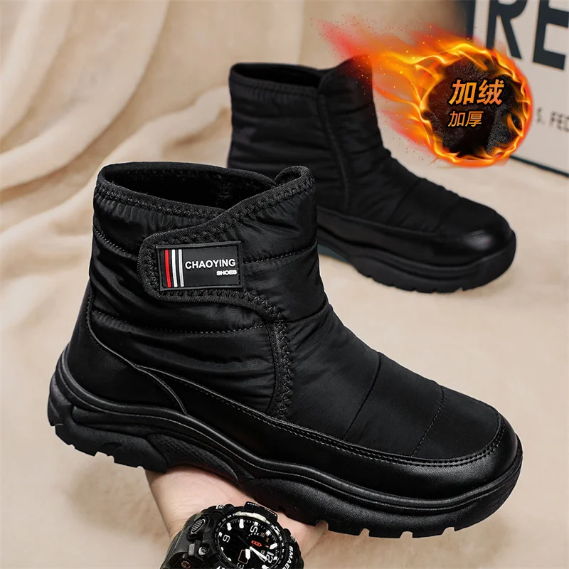 Ankle Boots Boots Winter Men Casual Sneaker Loafers Sports and Leisure Platform Sports Shoes Canvas Fabric Male Sneakers Fashion