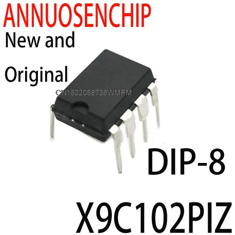 5PCS New and Original  DIP8 X9C102PZI DIP X9C102P X9C102 new and original  X9C102PIZ