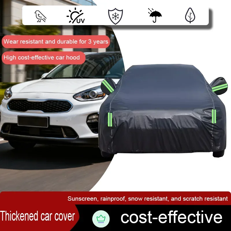 

Suitable for Kia Niro Outdoor Car Sunshade, UV Protection, Snow and Rain Protective Cover, Dustproof Thickened Car Cover