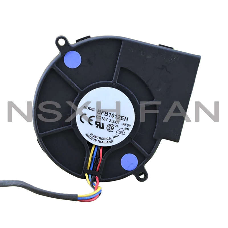 

FB1012EH 9733 12V 2.94A 9cm 4wire Double Ball Air Cooling Fan Centrifugal Turbine Blower 4wire