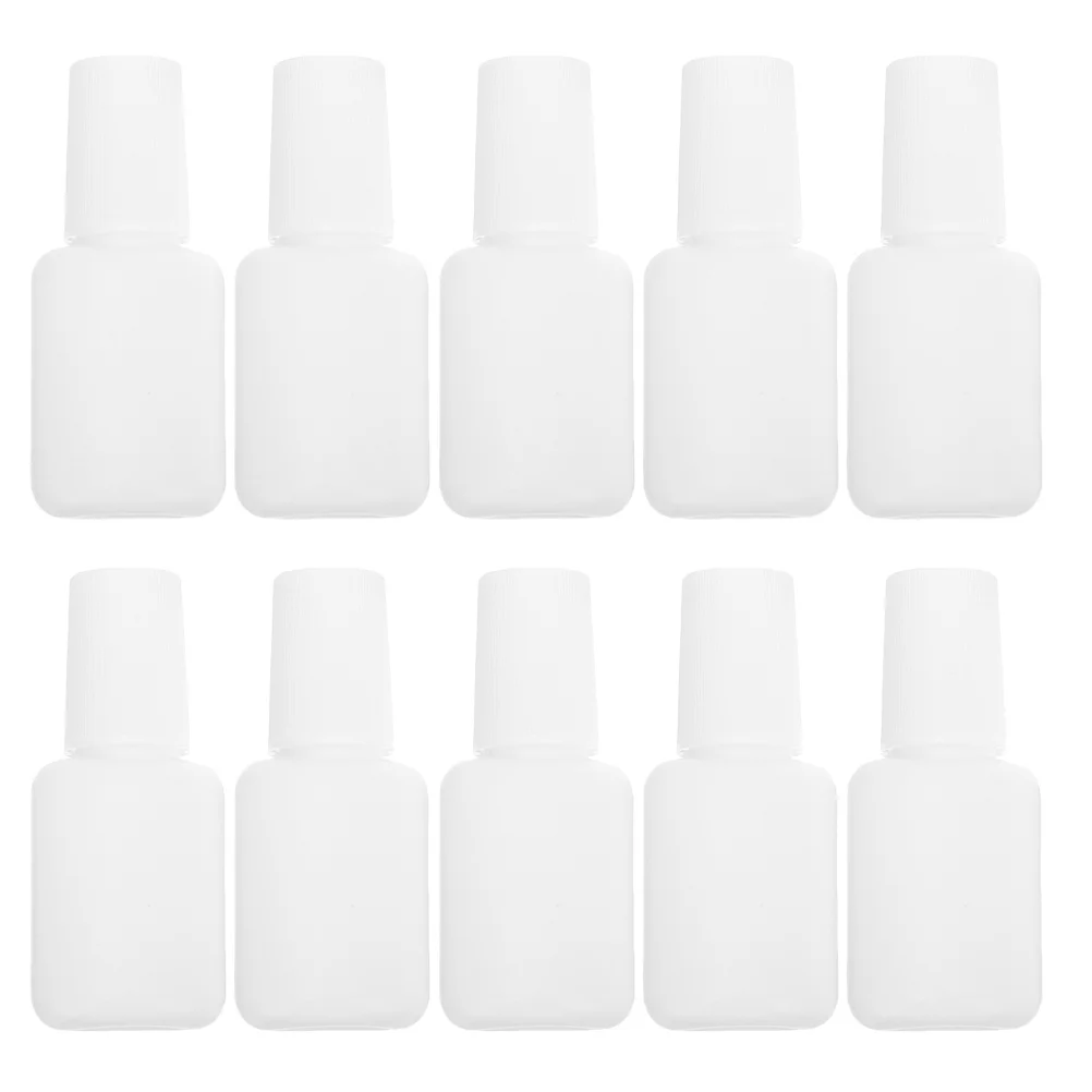 22 bottiglie di smalto per unghie da 10 ml bottiglia vuota con top coat riutilizzabile a tenuta stagna per mescolare campioni di colori personalizzati vasetti con pennello
