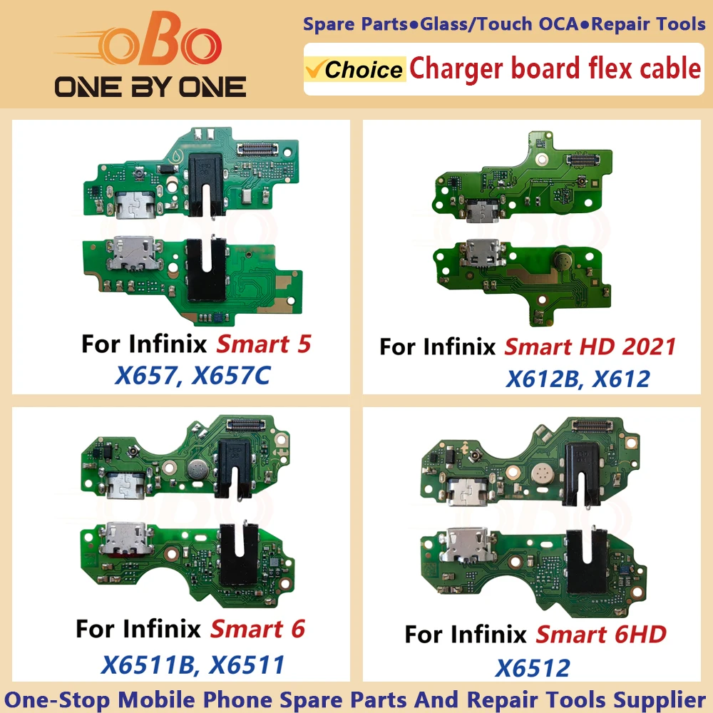 Placa de puerto de carga USB para Infinix Smart 4C 5 Pro 6 Plus HD 2021 X653 X657 X6511 X6512 conector de base de carga reparación de cables flexibles