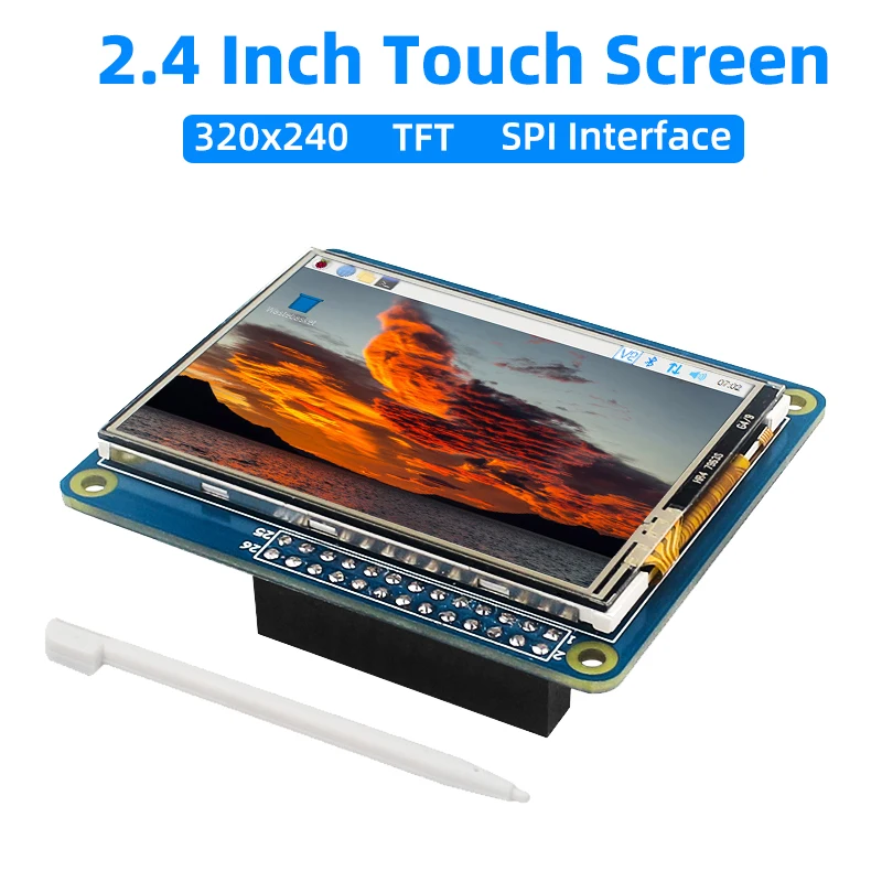 Shchv 2.4 Inch Touch Screen Voor Raspberry Pi Nul 2 W 320X240 Spi Interface Tft Display Voor Pi 4B 3B + 3B 3A +